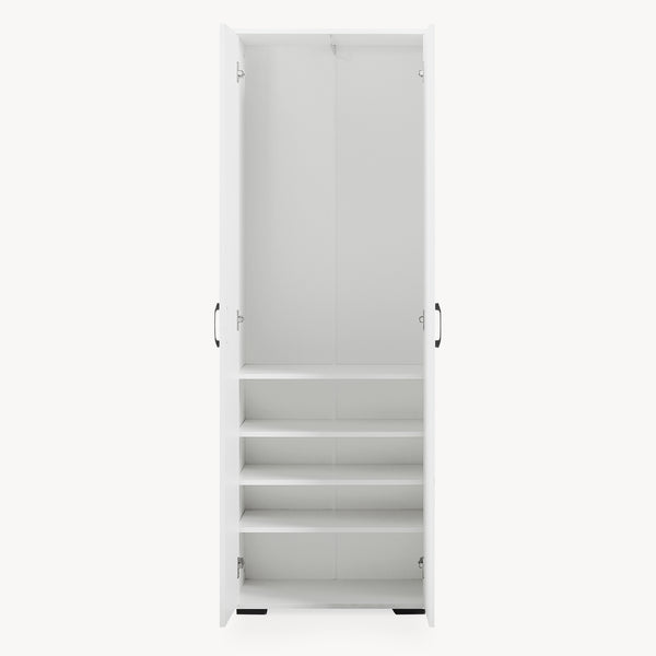 Dulap de haine Chalvefted 175x60x35 cm Alb [en.casa]
