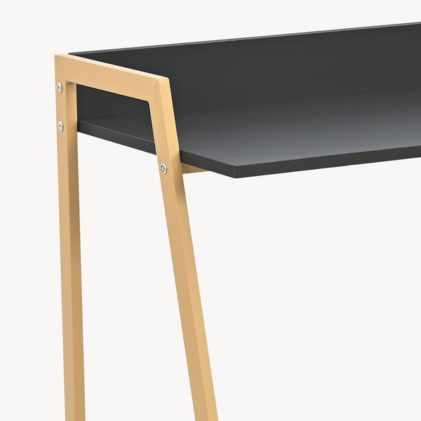 Birou Kuomi 84x73x47 cm Bej/Gri închis [en.casa]
