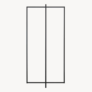 Cuier Norjad 160x80x41 cm Metal Negru [en.casa]
