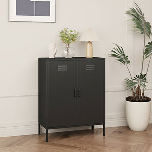 Dulap birou Pyhäranta 101,5x80x40cm otel  [en.casa]