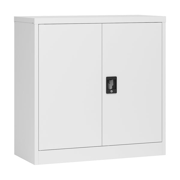 Dulap birou Molise 90 x 40 x 90 cm cu 2 chei culori diferite [en.casa]