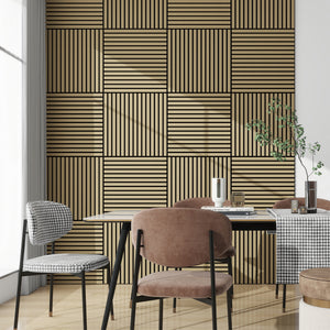 Set panouri acustice perete Vang 60x60 cm [NEU.HOLZ]