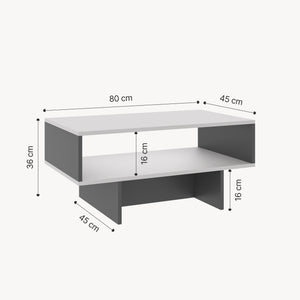 Masuta cafea Mjolby 36x80x45 cm [en.casa]