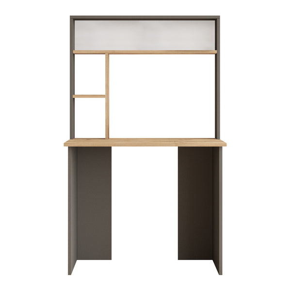 Birou cu raft Tópisa 148,5x90x51,5 cm  [en.casa]