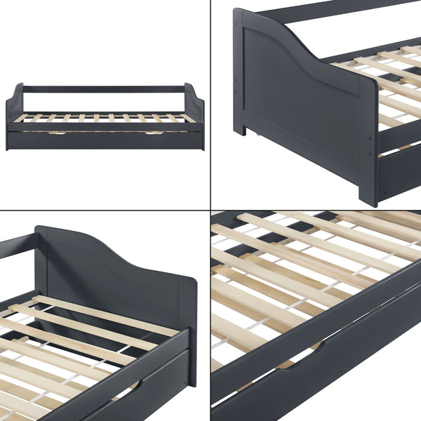 Canapea Sofia cu pat suplimentar extensibil 200 Kg culori diferite [en.casa] 