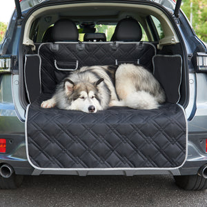 Husa auto protectie transport caini Wolverhampton 185 x 171 cm poliester negru [en.casa]