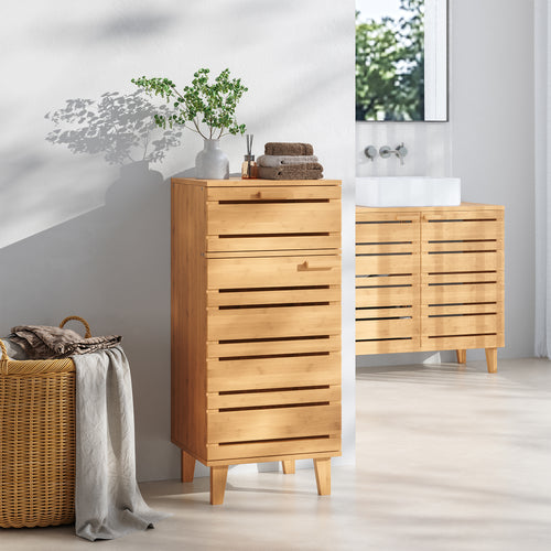 Dulap baie Epind 75x33x30 cm bambus [en.casa]