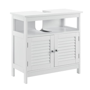 Dulap baie Dalia pentru chiuvete montabile pe blat 60 x 60 x 30 cm alb [en.casa]
