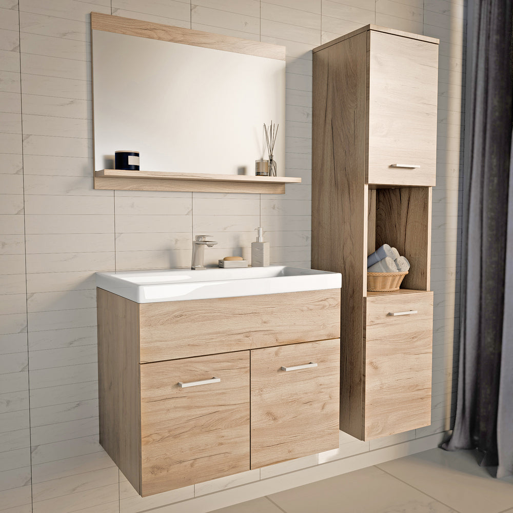 Set 3 componente mobilier baie Krildihana [en.casa]