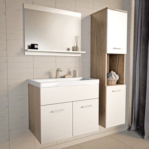Set 3 componente mobilier baie Krildihana [en.casa]