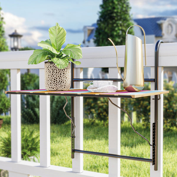 Masa suspendata balcon Petäjävesi culori diferite [en.casa]
