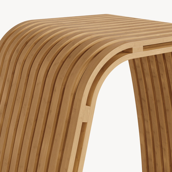 Taburet Jysa 45x50x30,5 cm bambus natur [en.casa]