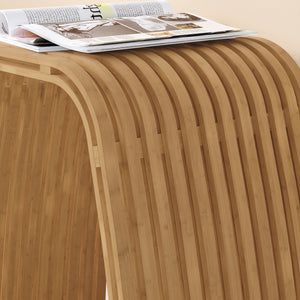Taburet Jysa 45x50x30,5 cm bambus natur [en.casa]