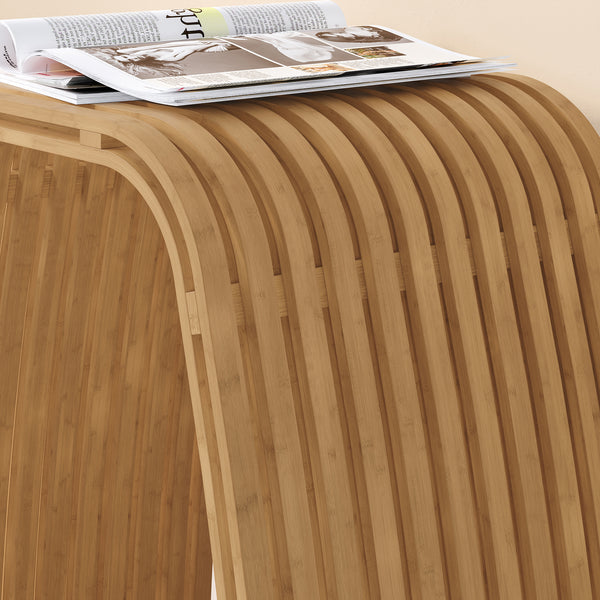 Taburet Jysa 45x50x30,5 cm bambus natur [en.casa]