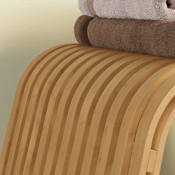 Taburet Jysa 45x50x30,5 cm bambus natur [en.casa]