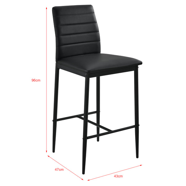 Scaune de bar Lidkoping set 2 buc culori diferite [en.casa]