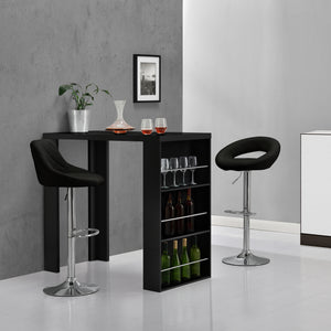 Blat bar Bartha cu rafturi incorporate culori diferite [en.casa] 