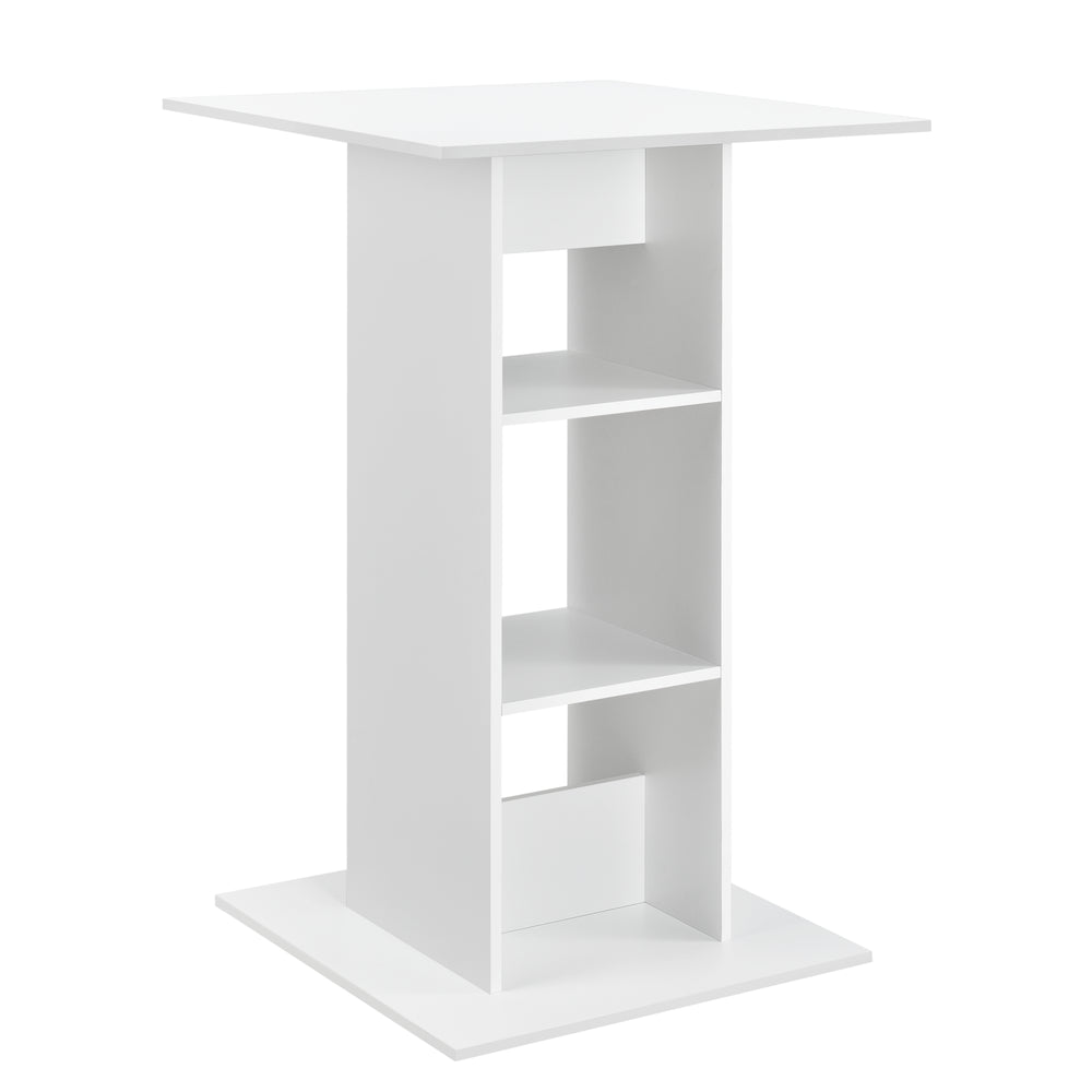 Bartisch Visby 110x70x70 cm mit 3 Regalfächern en.casa - premiumXL