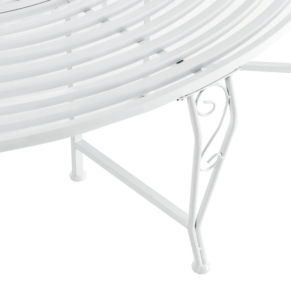 Banca gardina Sorrent rotunda 160 x 84 cm culori diferite [en.casa] 