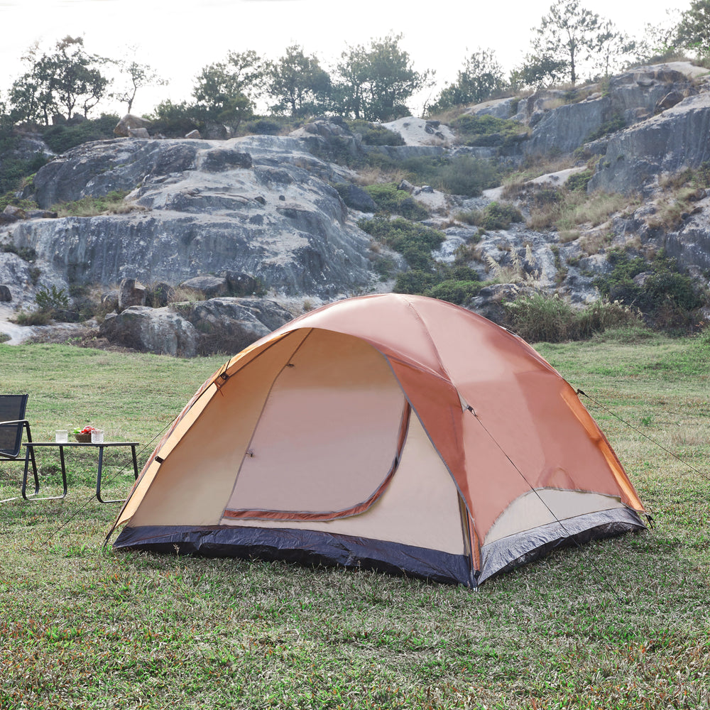 Cort camping Bergeijk 213x213x130cm culori diferite [pro.tec]