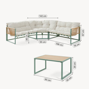 Garnitura gradina Karg [casa.pro]