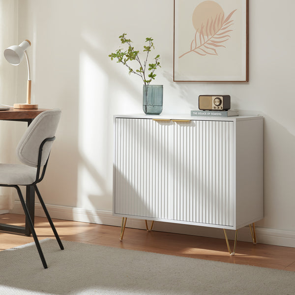 Comoda cu 2 usi Trondi 75x80x40 cm [en.casa] 