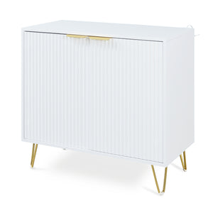 Comoda cu 2 usi Trondi 75x80x40 cm [en.casa] 