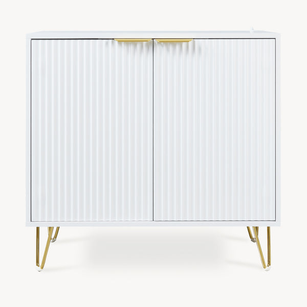 Comoda cu 2 usi Trondi 75x80x40 cm [en.casa] 