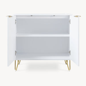Comoda cu 2 usi Trondi 75x80x40 cm [en.casa] 