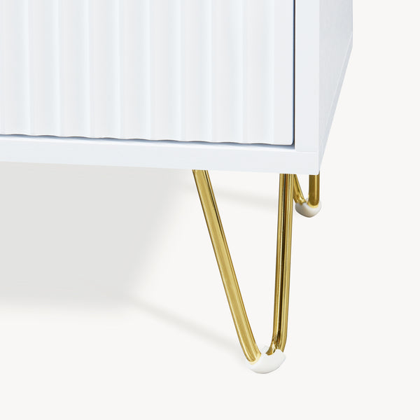 Comoda cu 2 usi Trondi 75x80x40 cm [en.casa] 