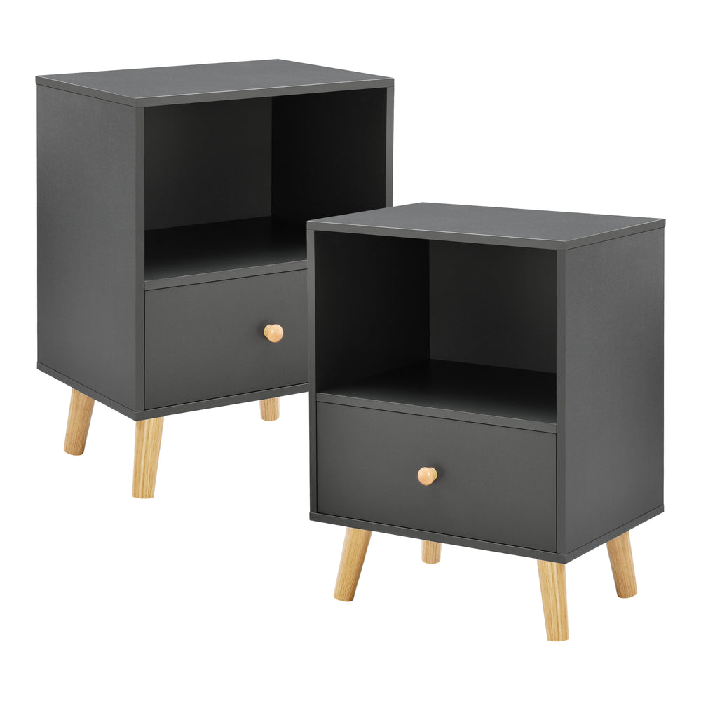 Set 2 noptiere Sundsvall 54x40x30cm PAL [en.casa]