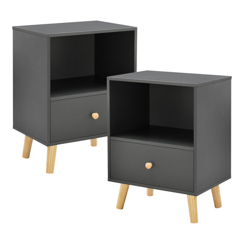 Set 2 noptiere Sundsvall 54x40x30cm PAL [en.casa]
