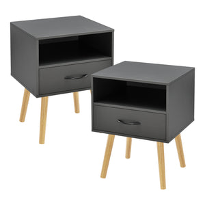 Set 2 noptiere Gävle 57x42x40cm PAL [en.casa]