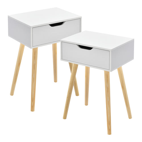 Set 2 noptiere Östersund 60x40x29,5cm [en.casa]