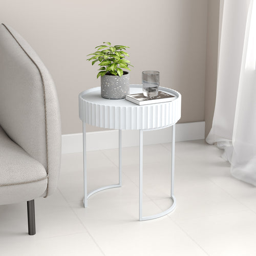 Masuta rotunda Rill 46x40 cm [en.casa]