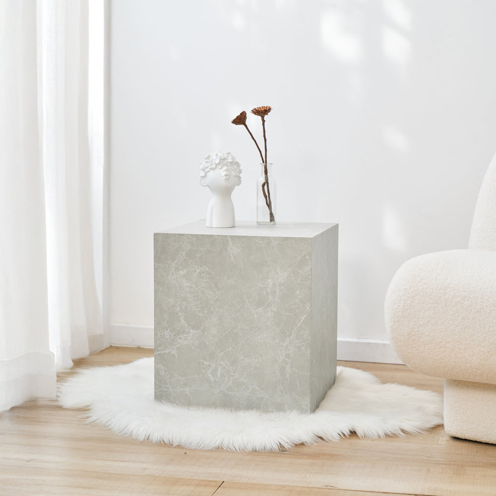 Masuta cub Ellelu 45x40x40 cm mdf  [en.casa]