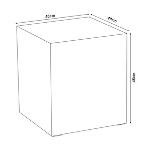 Masuta cub Ellelu 45x40x40 cm mdf  [en.casa]