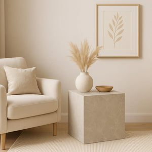 Masuta cub Ellelu 45x40x40 cm mdf  [en.casa]