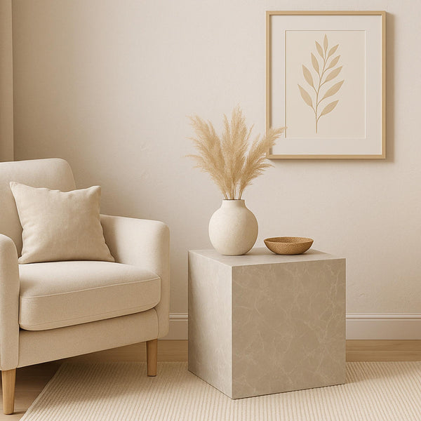 Masuta cub Ellelu 45x40x40 cm mdf  [en.casa]