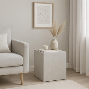 Masuta cub Ellelu 45x40x40 cm mdf  [en.casa]