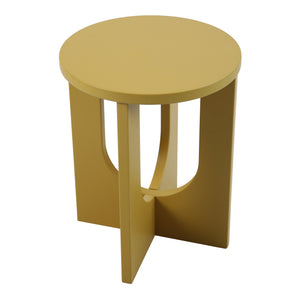 Masuta rotunda Kysdajore 50x40 cm MDF [en.casa]