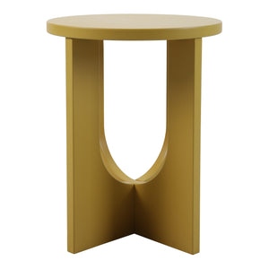 Masuta rotunda Kysdajore 50x40 cm MDF [en.casa]