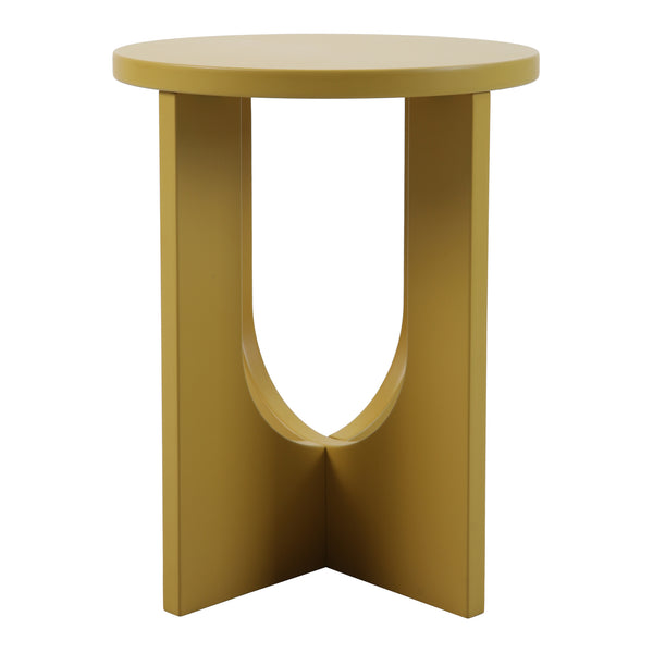 Masuta rotunda Kysdajore 50x40 cm MDF [en.casa]