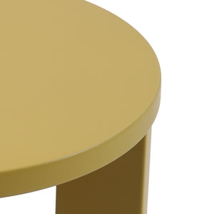 Masuta rotunda Kysdajore 50x40 cm MDF [en.casa]