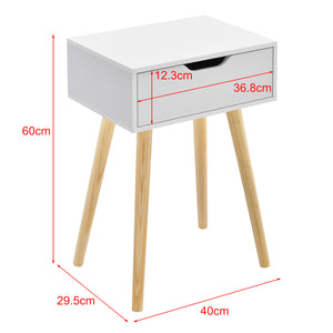 Set 2 noptiere Östersund 60x40x29,5cm [en.casa]