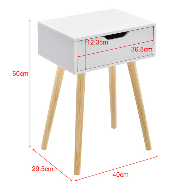 Set 2 noptiere Östersund 60x40x29,5cm [en.casa]