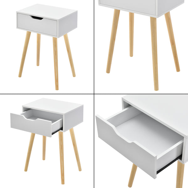 Set 2 noptiere Östersund 60x40x29,5cm [en.casa]