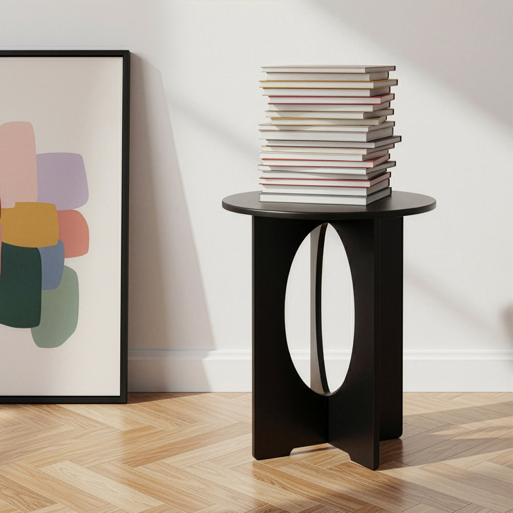 Masuta rotunda Podeldsvin 48x40 cm [en.casa]