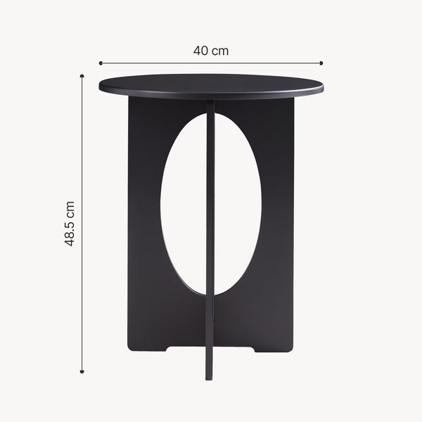 Masuta rotunda Podeldsvin 48x40 cm [en.casa]