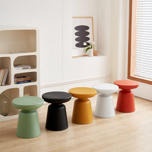 Masuta rotunda Posio 44x40 cm plastic [en.casa]